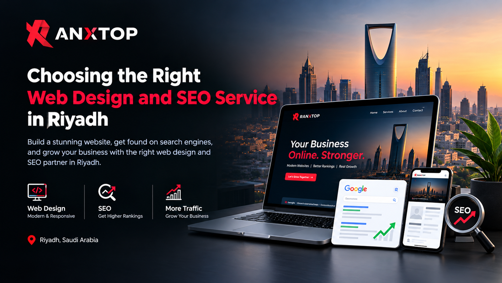 Web Design and SEO Service in Riyadh